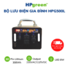 Bộ lưu điện gia đình văn phòng HPGreen HPG500L Pin Lithium công suất cực đại 600Wh
