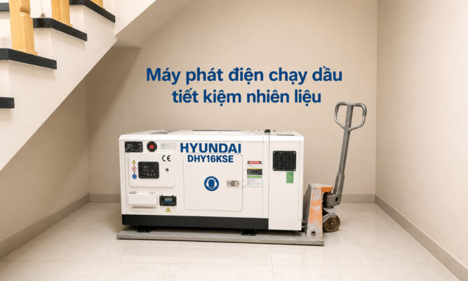 Máy phát điện chạy dầu tiết kiệm nhiên liệu